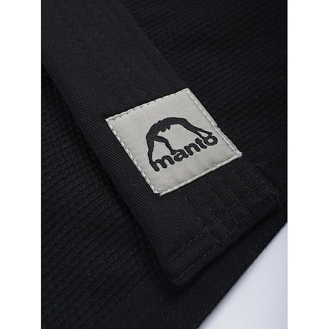 Кимоно джиу джитсу MANTO Base 2.0 BJJ Gi Black Silver