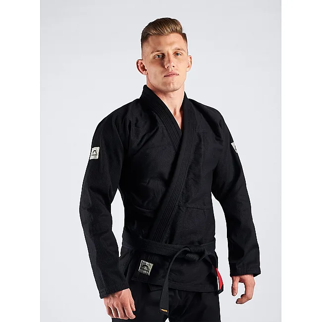 Кимоно джиу джитсу MANTO Base 2.0 BJJ Gi Black Silver