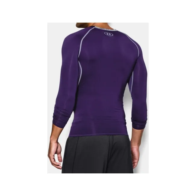Компресійна футболка Under Armour HeatGear Compression Long Sleeve Stealth Purple