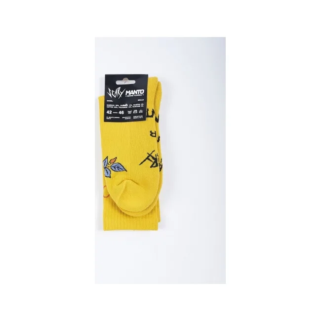 Носки MANTO Socks Skulls Yellow
