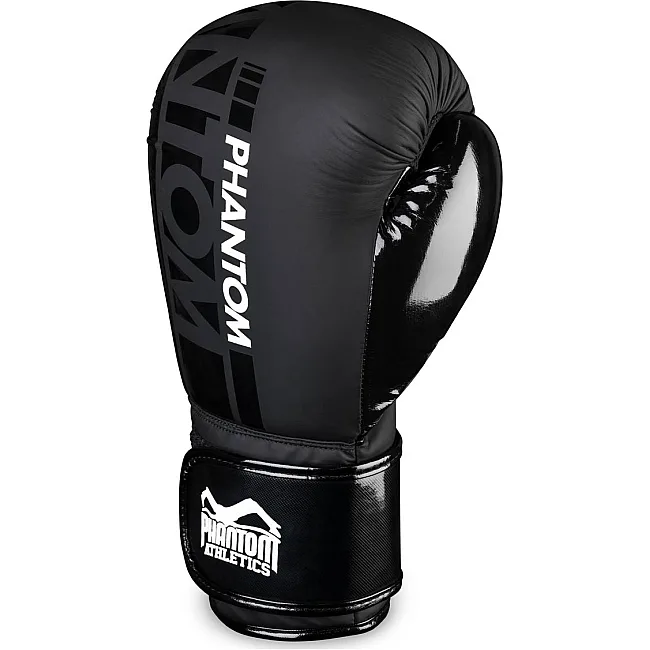 Перчатки для бокса PHANTOM APEX Speed Black (капа в подарок)