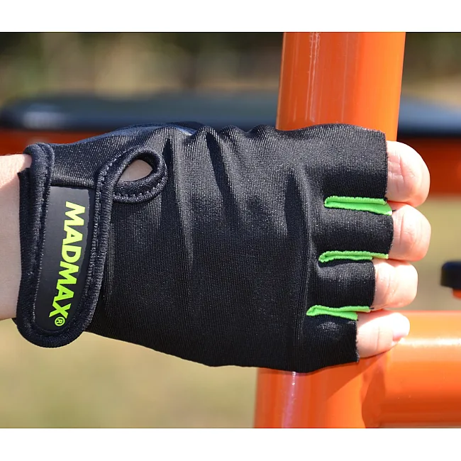 Перчатки для фитнеса MADMAX MFG-251 Rainbow Green M