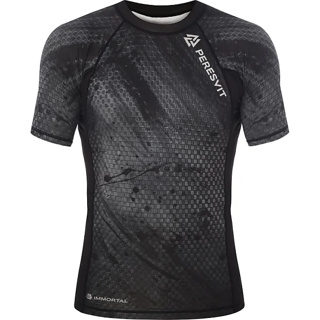 Рашгард PERESVIT Immortal 2.0 Black Rain Short Sleeve