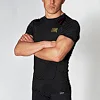 Рашгард із коротким рукавом LEONE Black/Gold S