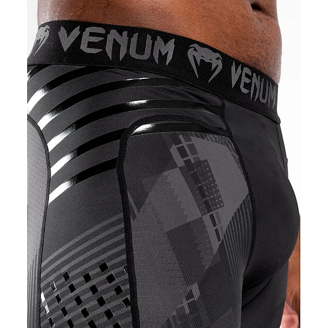 Штани компресійні VENUM Skull Black Black