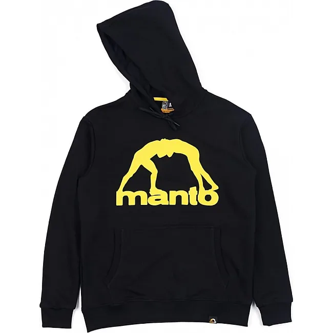 Толстовка MANTO Vibe 21 Black Yellow