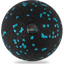 Масажний м'яч PowerPlay PP-4350 Epp Massage Ball (d8) Чорно/Блакитний