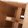 Бокс плиометрический тумба для кроссфита Плиобокс Wood Plyo box ZELART FI-3636-2 1шт 70см