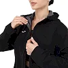 Куртка дождевик с капюшоном женская JOMA R-TRAIL NATURE 902790-100 (Черный)