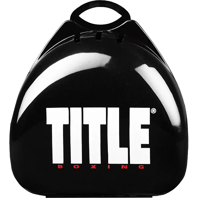Капа TITLE Boxing Max Braces Mouthguard 2.0 под брекеты, взрослая (возраст 11+) Black