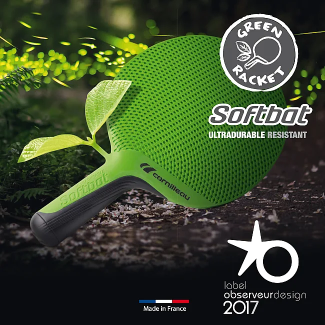 Набор для настольного тенниса Cornilleau SOFTBAT DUO OUTDOOR, красно-синий