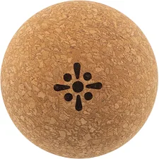 Мяч массажный пробковый для МФР BLOOM LB7127-M ø8см (Светло-коричневый)