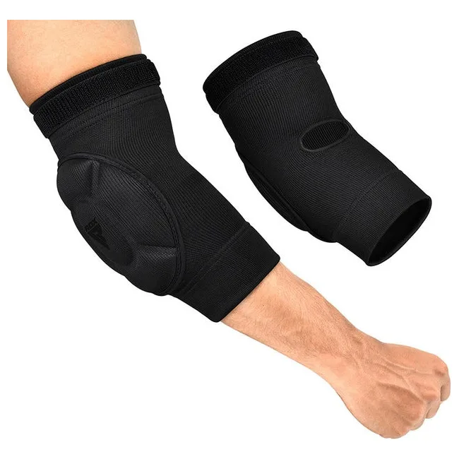 Налокітники спортивні RDX Hosiery Elbow Foam Black/Black XL