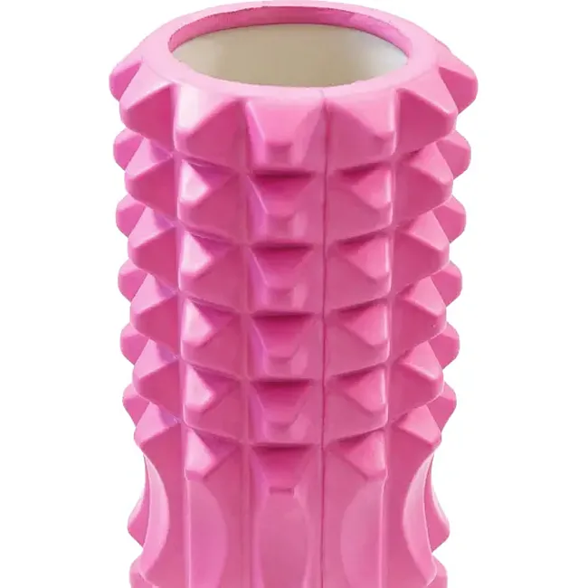 Массажный ролик (роллер) PowerPlay 4405 EVA Massage Розовый Roller (33x12см.)