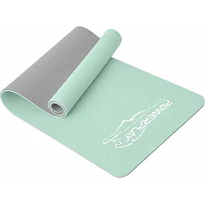 Коврик для йоги и фитнеса PowerPlay 4150 TPE Premium Performance Mat М'ятный (183x61x0.6 см.)