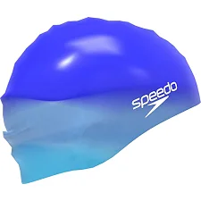 Шапка для плавания Speedo MULTI COLOUR SILC CAP AU синий One Size