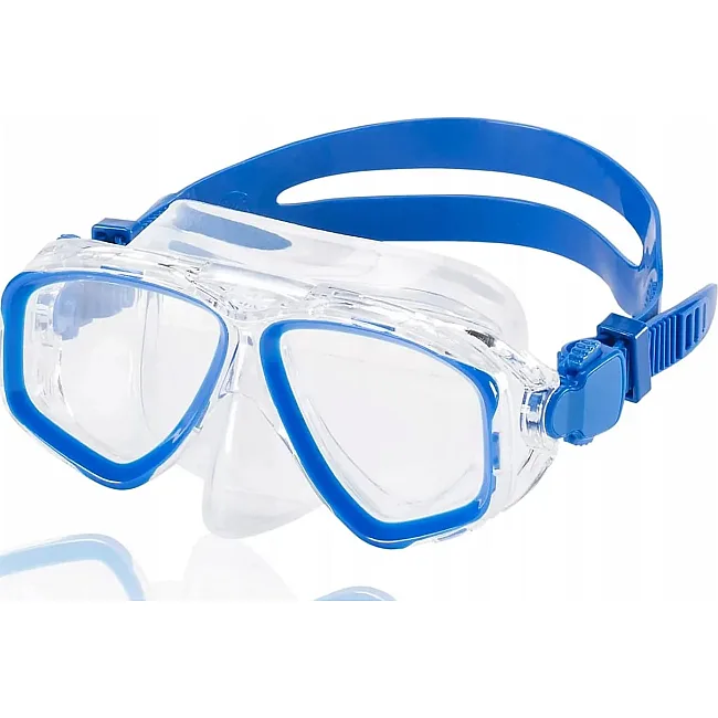 Очки для плавания Speedo JR ADVENTURE MASK 430 синий (для детей) One Size