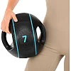 Медбол мяч медицинский двуручный с хватами LiveUp
 LP8111-7 7кг