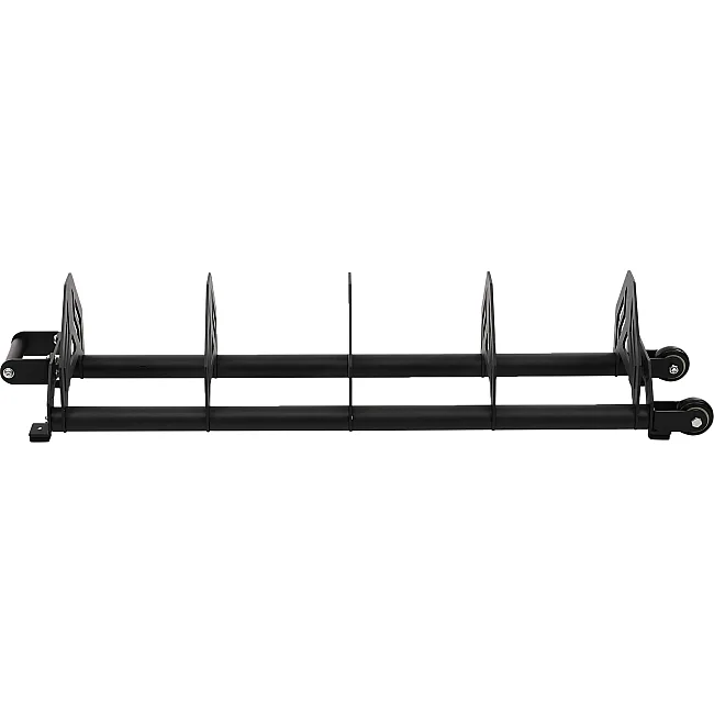 Стойка горизонтальная для бамперных блинов дисков передвижная Bumper Plate Rack Mdbuddy TA-1691
130 см
x30x26см
