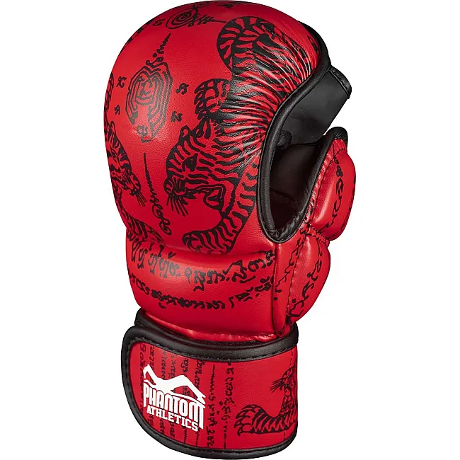 Перчатки для ММА Phantom Muay Thai Red (капа в подарок)