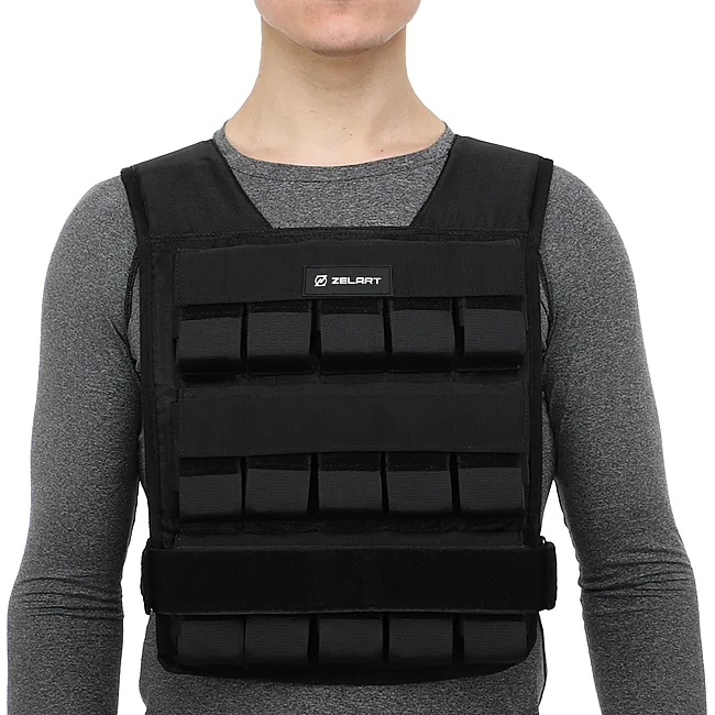 Обтяжливий жилет
 з регульованою вагою ZELART
 WEIGTH VEST TA-7815-30 вага-1-30кг
