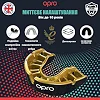 Капа для бокса OPRO Gold детская (возраст до 10 лет) Black/Gold (art.102505001)