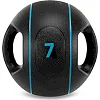Медбол мяч медицинский двуручный с хватами LiveUp LP8111-7 7кг