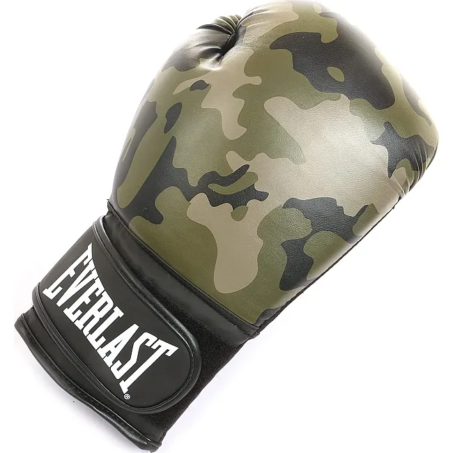 Боксерські рукавиці Everlast SPARK TRAINING GLOVE чорний, коричневий 10 унцій