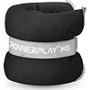 Утяжелители-манжеты для ног и рук PowerPlay PP-4349 Ankle/Wrist Weights (2шт.*1 kg) (пара) Черные