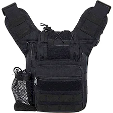 Сумка через плечо тактическая SILVER KNIGHT TY-155 27x22x9см (Черный)