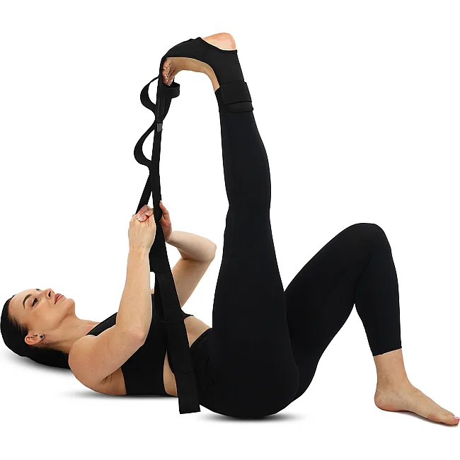 Лента стропа с петлями для растяжки STRETCHING STRAP EZOUS I-01 8 петель