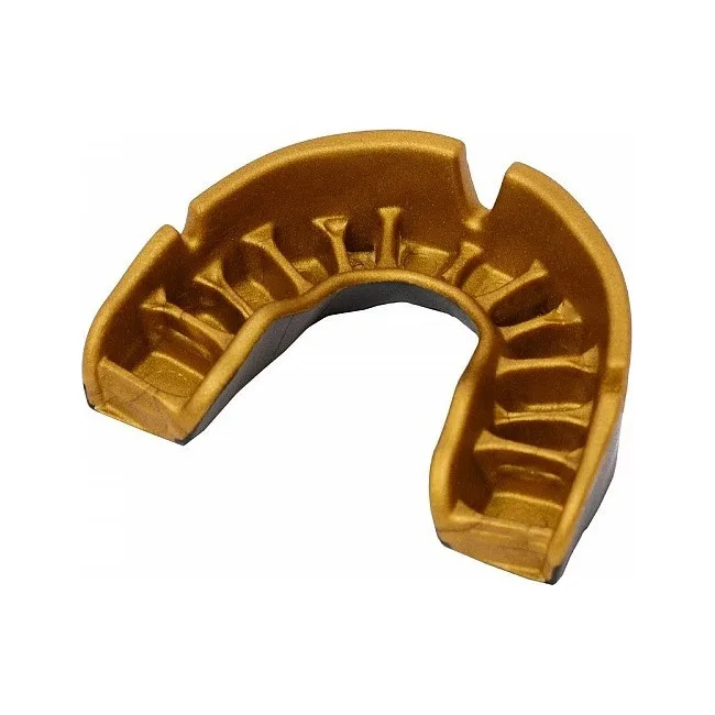 Капа для бокса OPRO Gold детская (возраст до 10 лет) Black/Gold (art.102505001)