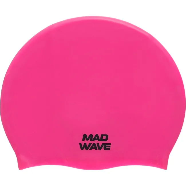 Шапочка для бассейна
 силиконовая для взрослых MADWAVE
 Light BIG M053113 (Розовый)