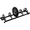 Стойка горизонтальная для бамперных блинов дисков передвижная Bumper Plate Rack Mdbuddy TA-1691
130 см
x30x26см
