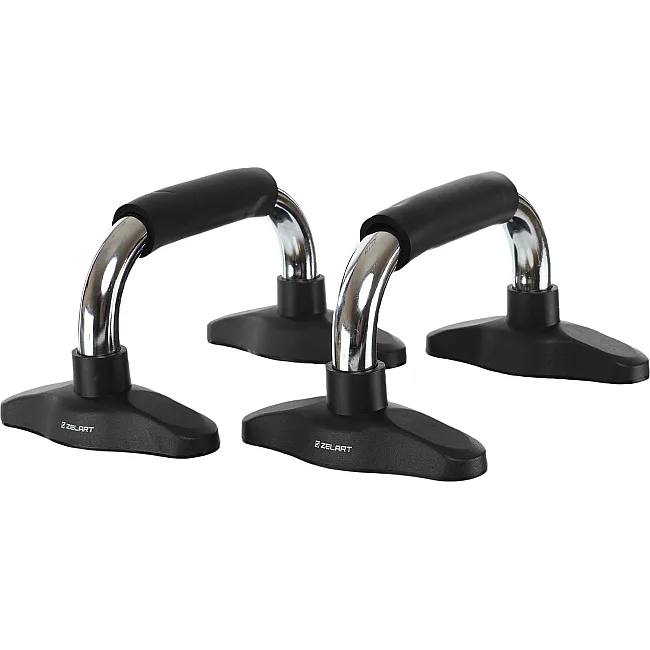 Упори для віджимань 2штуки ZELART
 FI-9998 PUSH-UP BAR 25,3x16x14см хром