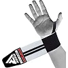 Бинти для зап'ясть (кистьові бинти) RDX W2 Gym Wrist Wraps BLACK/WHITE PLUS