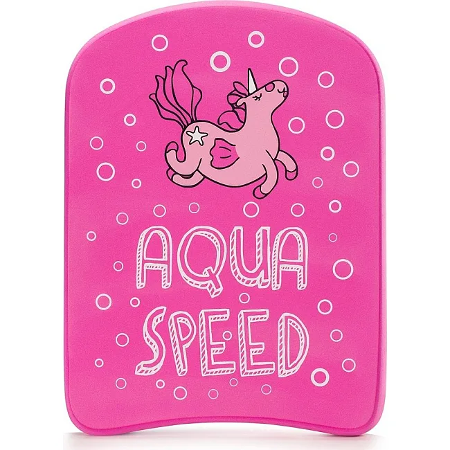 Доска для плавания Aqua Speed ​​KIDDIE KICKBOARD Unicorn 6896 детская 31x23x2,4cм