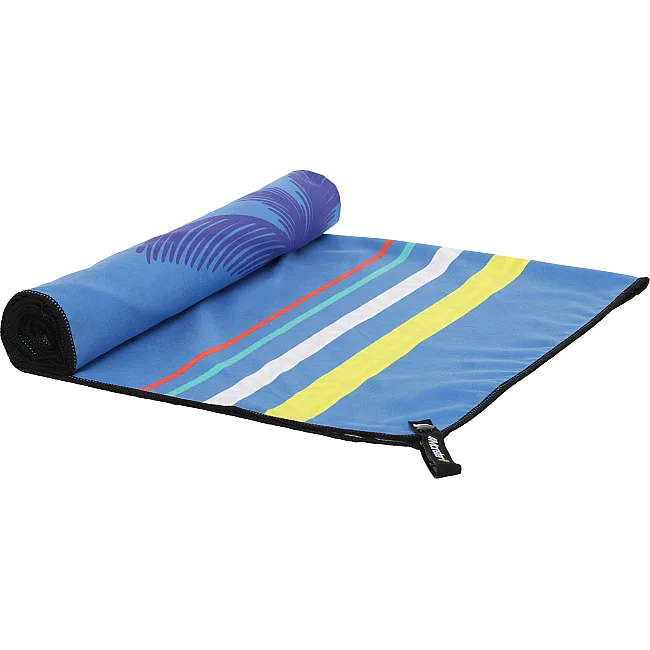 Полотенце для пляжа и бассейна из микрофибры SURFBOARD BEACH TOWEL T-SBT 80х160 см (Голубой)