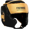 Шлем для бокса в мексиканском стиле FLEX FISTRAGE VL-5500 (Черный-золотой)