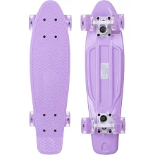 Пенни борд Penny Board круизер пластиковый со светящимися колесами 22" FISH SK-405-6