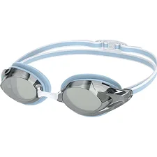 Очки для плавания женские Speedo WOMENS VANQUISHER 3.0 MIRRORED серый, синий