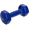 Гантель для фитнеса виниловая ZELART TA-2777-3 1шт 3кг (Синий)