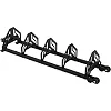 Стойка горизонтальная для бамперных блинов дисков передвижная Bumper Plate Rack Mdbuddy TA-1691130 смx30x26см