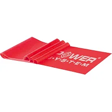 Лента-эспандер для спорта и реабилитации POWER SYSTEM PS-4122 Flat Stretch Band Level 2 Red (9-11кг.)