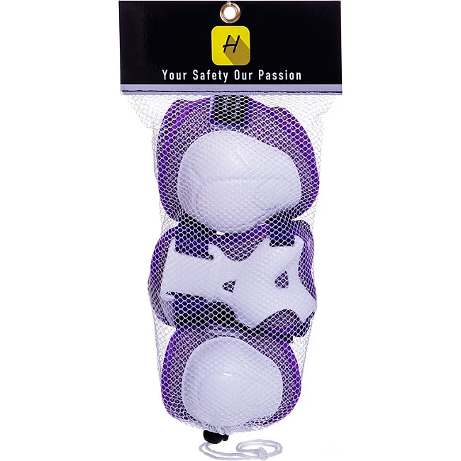 Защита для роликов детская наколенники налокотники перчатки HYPRO HP-SP-B108 (Черный)
