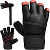 Перчатки для фитнеса RDX7icro Plus Red/Black