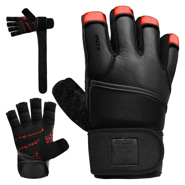 Перчатки для фитнеса RDX7icro Plus Red/Black
