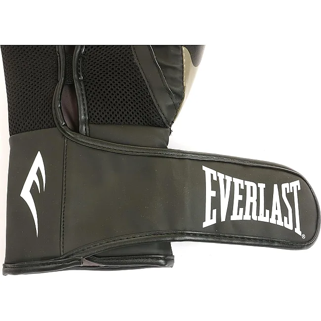 Боксерські рукавиці Everlast SPARK TRAINING GLOVE чорний, коричневий 10 унцій
