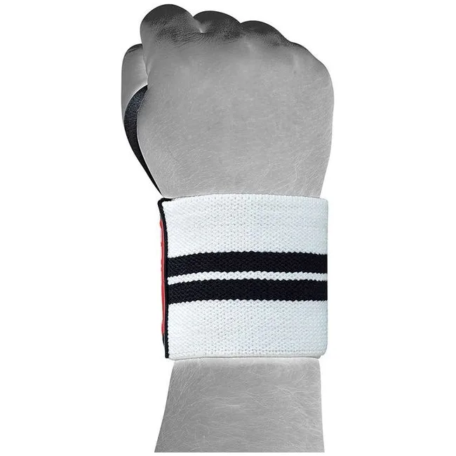 Бинти для зап'ясть (кистьові бинти) RDX W2 Gym Wrist Wraps BLACK/WHITE PLUS
