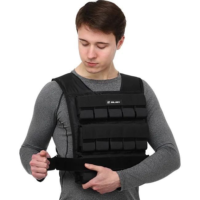 Обтяжливий жилет
 з регульованою вагою ZELART
 WEIGTH VEST TA-7815-30 вага-1-30кг